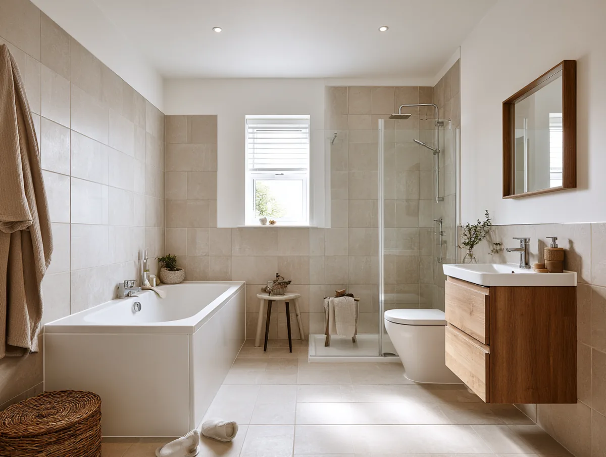 Fully renovated family bathroom
